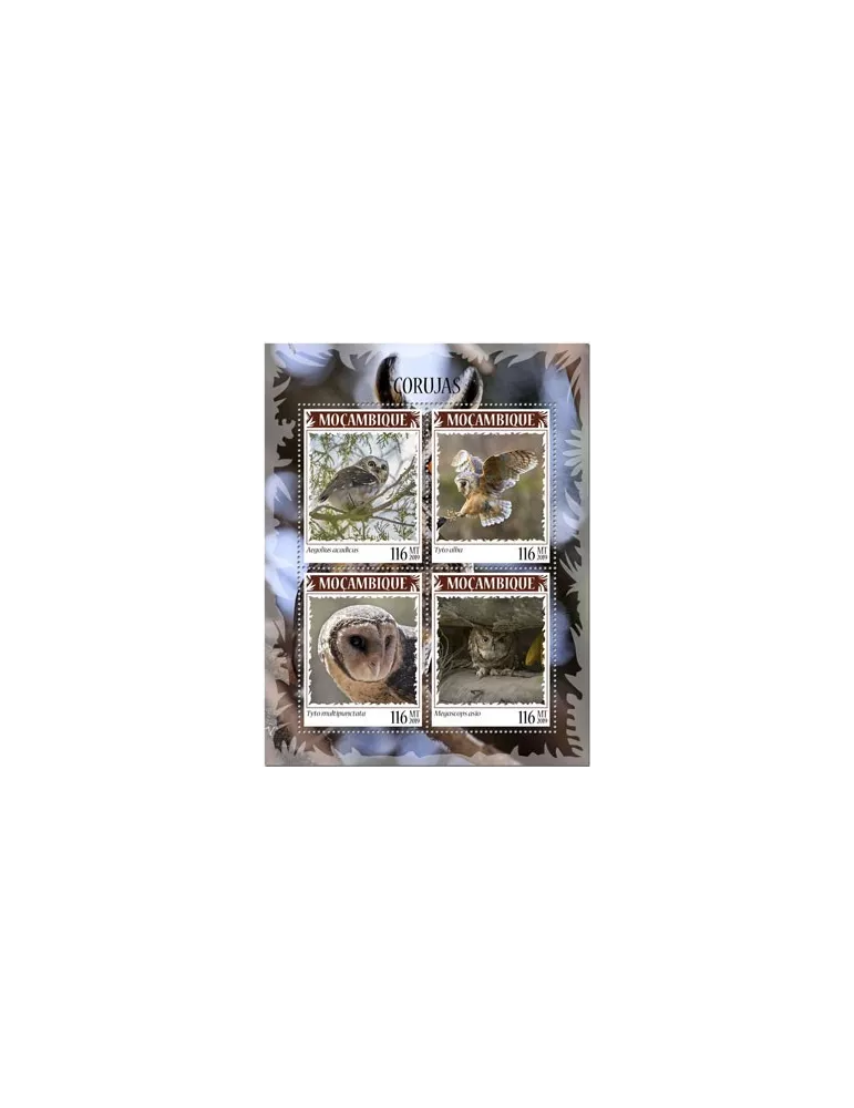 n° 8550/8553 - Timbre MOZAMBIQUE Poste