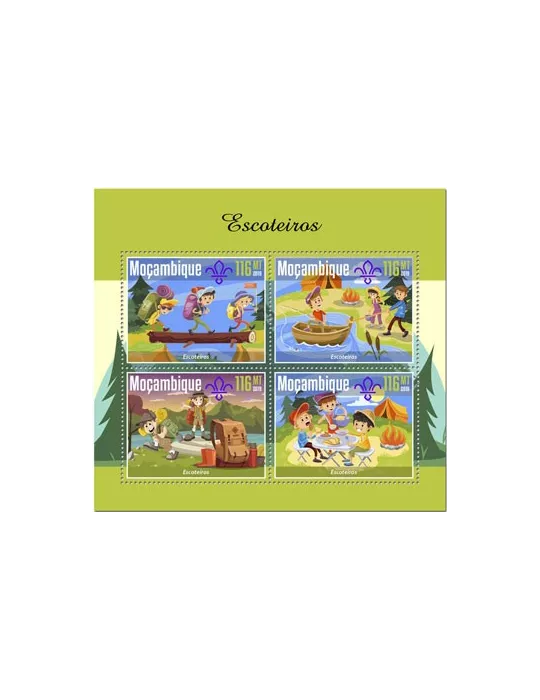 n° 8662/8665 - Timbre MOZAMBIQUE Poste