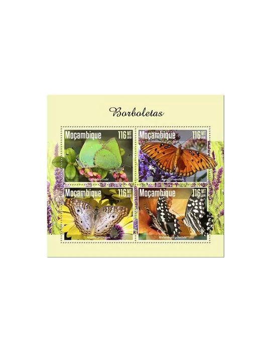n° 8710/8713 - Timbre MOZAMBIQUE Poste