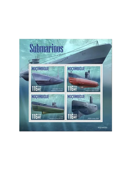 n° 8750/8753 - Timbre MOZAMBIQUE Poste