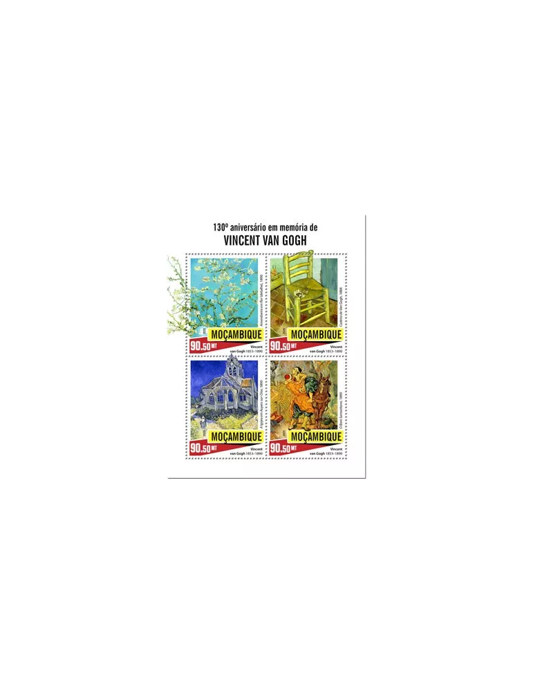 n° 8850/8853 - Timbre MOZAMBIQUE Poste