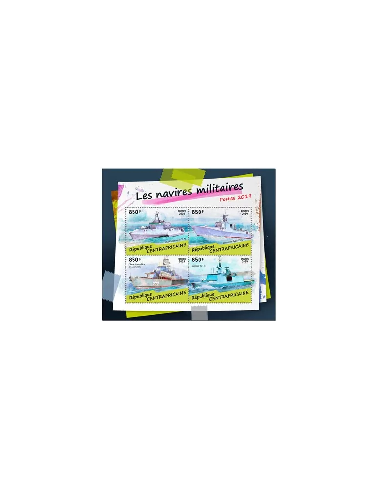 n° 6232/6235 - Timbre CENTRAFRIQUE Poste