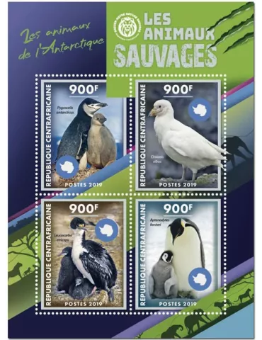 n° 6236/6239 - Timbre CENTRAFRIQUE Poste