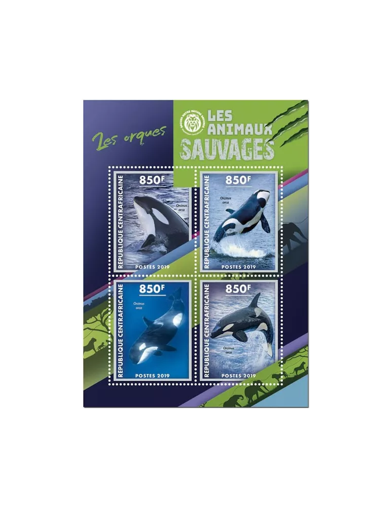 n° 6256/6259 - Timbre CENTRAFRIQUE Poste