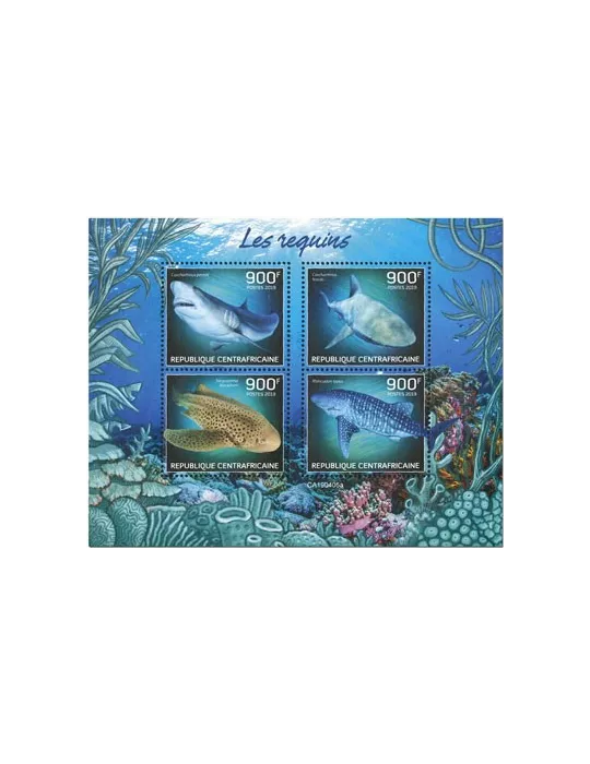 n° 6286/6289 - Timbre CENTRAFRIQUE Poste