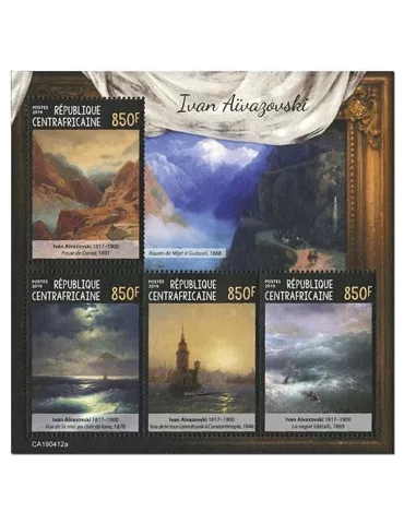 n° 6314/6317 - Timbre CENTRAFRIQUE Poste