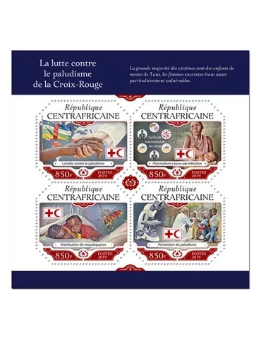 n° 6338/6341 - Timbre CENTRAFRIQUE Poste