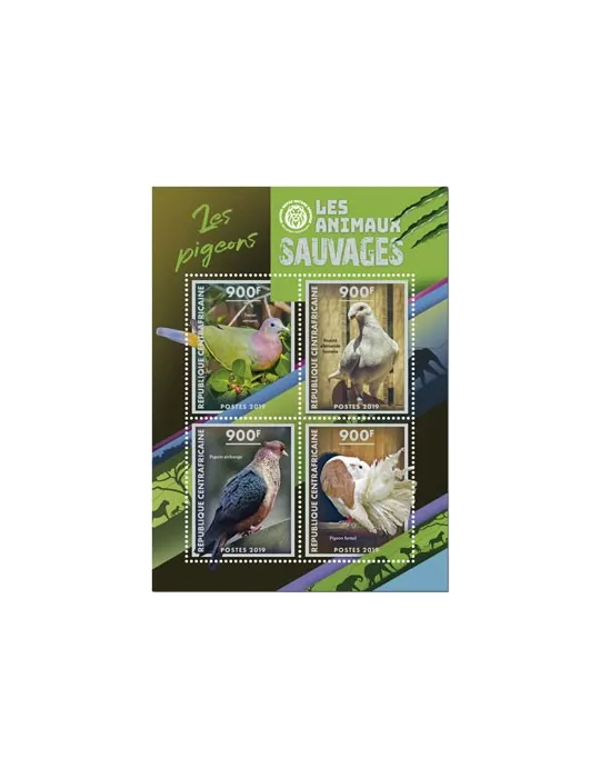 n° 6342/6345 - Timbre CENTRAFRIQUE Poste