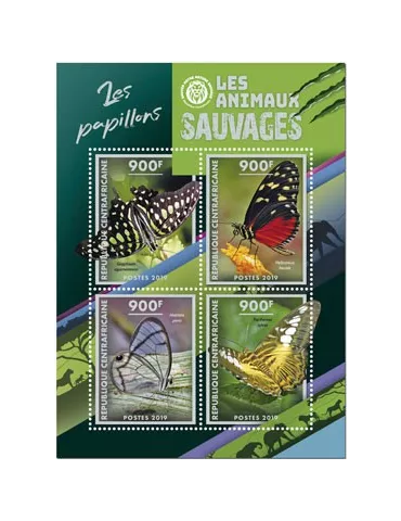 n° 6350/6353 - Timbre CENTRAFRIQUE Poste