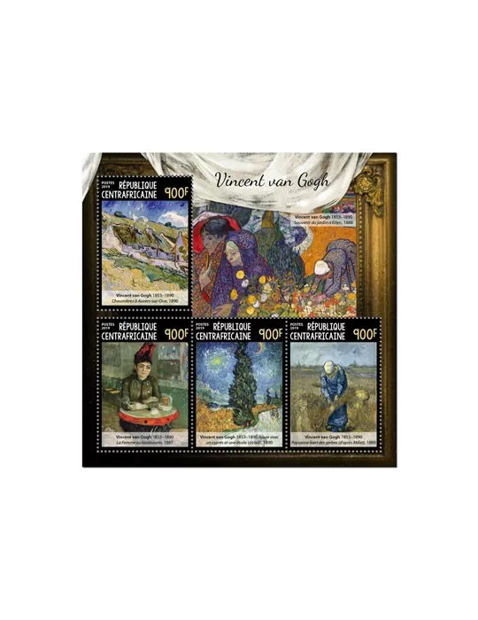 n° 6416/6419 - Timbre CENTRAFRIQUE Poste