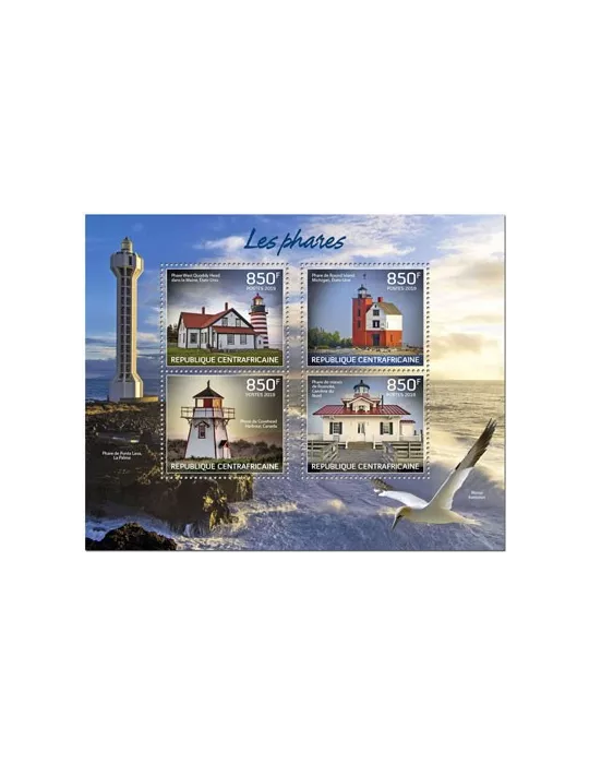 n° 6420/6423 - Timbre CENTRAFRIQUE Poste