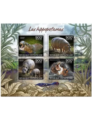 n° 6432/6435 - Timbre CENTRAFRIQUE Poste