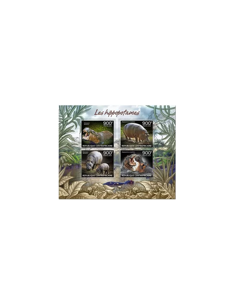 n° 6432/6435 - Timbre CENTRAFRIQUE Poste