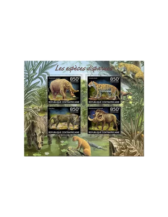 n° 6436/6439 - Timbre CENTRAFRIQUE Poste