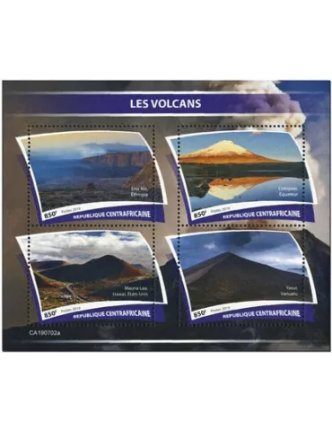 n° 6464/6467 - Timbre CENTRAFRIQUE Poste