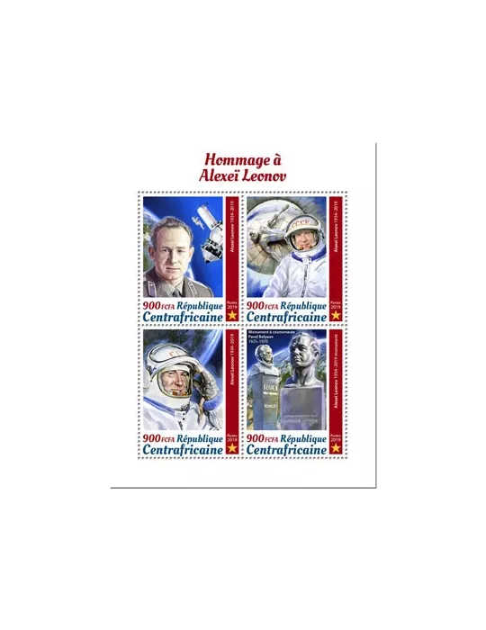 n° 6565/6568 - Timbre CENTRAFRIQUE Poste