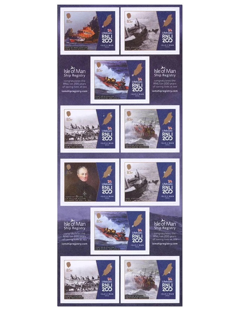 n° 3085/3090 (+ 1 n° 3086, 1 n° 3087, 1 n° 3088 et 1 n° 3089) - Timbre ILE DE MAN Poste