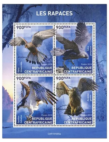 n° 6657/6660 - Timbre CENTRAFRIQUE Poste