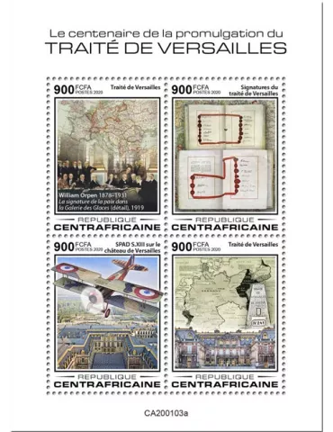 n° 6722/6725 - Timbre CENTRAFRIQUE Poste