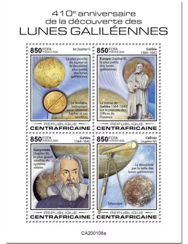 n° 6742/6745 - Timbre CENTRAFRIQUE Poste