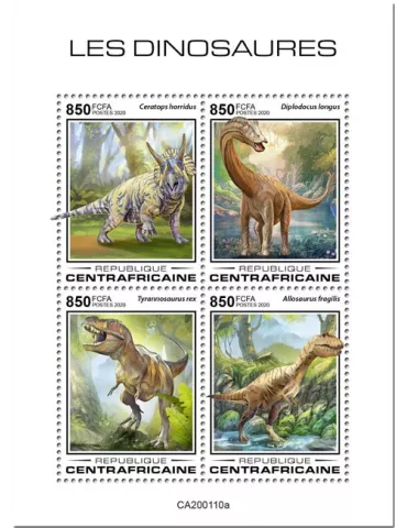 n° 6750/6753 - Timbre CENTRAFRIQUE Poste