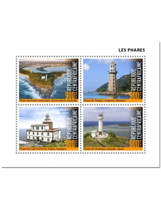 n° 6830/6833 - Timbre CENTRAFRIQUE Poste