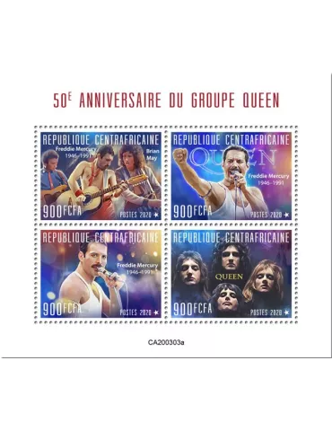 n° 6858/6861 - Timbre CENTRAFRIQUE Poste