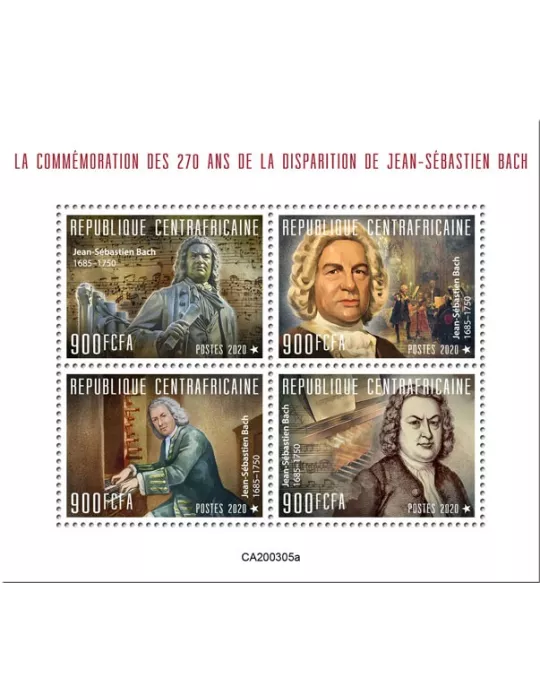 n° 6866/6869 - Timbre CENTRAFRIQUE Poste