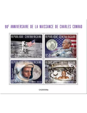 n° 6870/6873 - Timbre CENTRAFRIQUE Poste