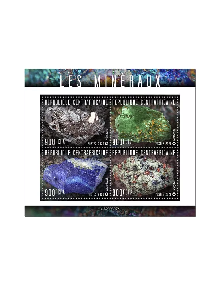 n° 6874/6877 - Timbre CENTRAFRIQUE Poste