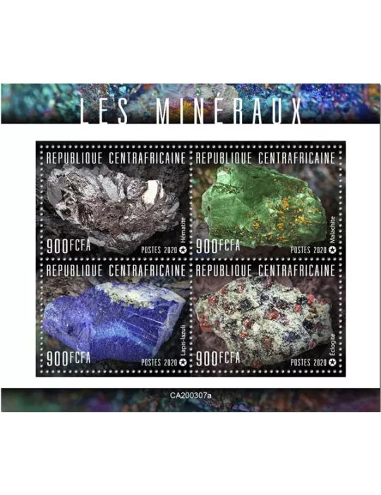 n° 6874/6877 - Timbre CENTRAFRIQUE Poste