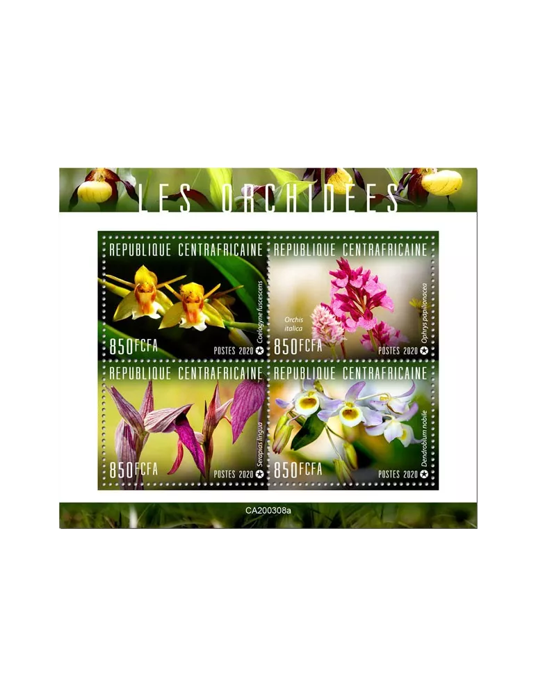 n° 6878/6881 - Timbre CENTRAFRIQUE Poste