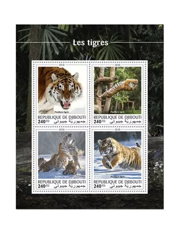 n° 2172/2175 - Timbre DJIBOUTI Poste