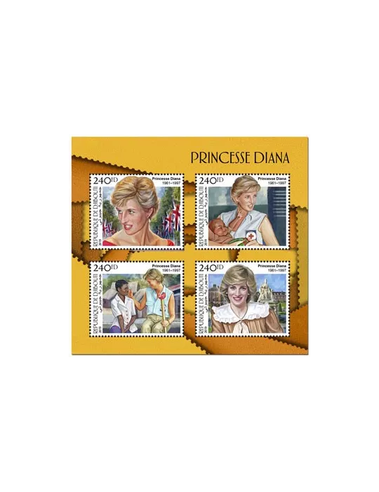 n° 2394/2397 - Timbre DJIBOUTI Poste