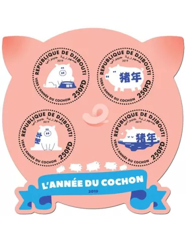 n° 2491/2494 - Timbre DJIBOUTI Poste