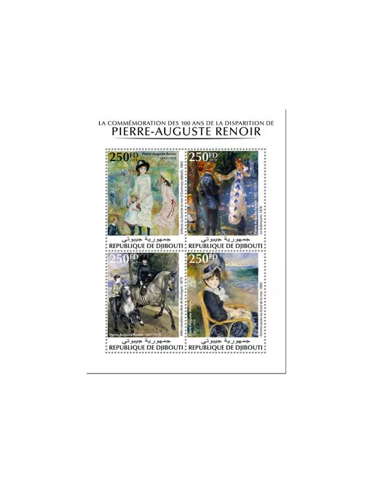 n° 2503/2506 - Timbre DJIBOUTI Poste