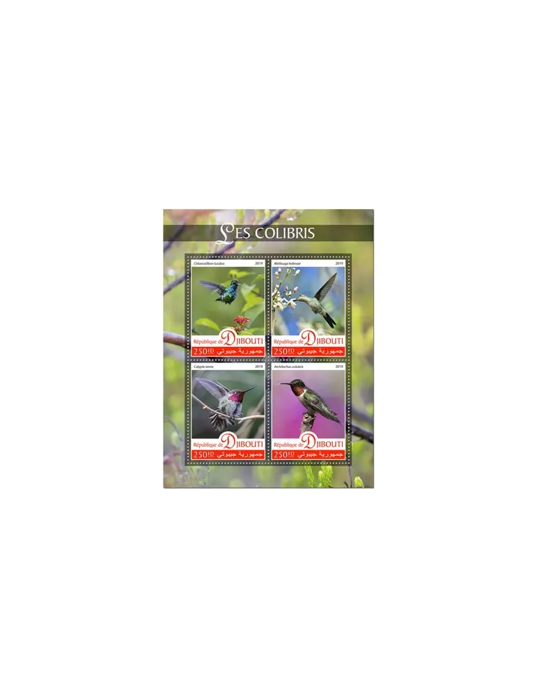 n° 2535/2538 - Timbre DJIBOUTI Poste