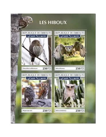 n° 2621/2624 - Timbre DJIBOUTI Poste