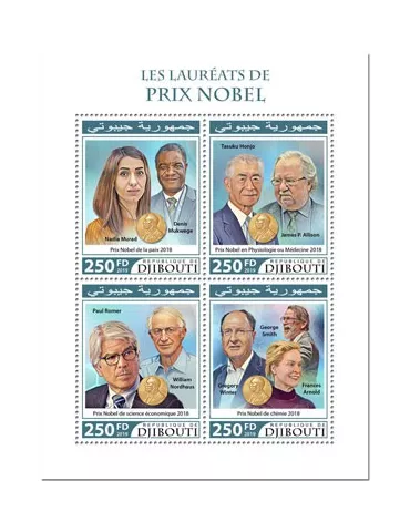 n° 2669/2672 - Timbre DJIBOUTI Poste