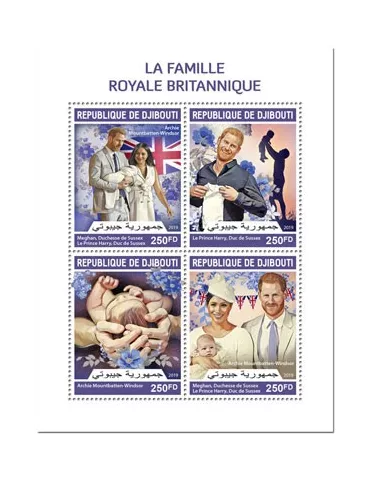 n° 2737/2740 - Timbre DJIBOUTI Poste