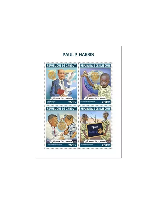 n° 2741/2744 - Timbre DJIBOUTI Poste