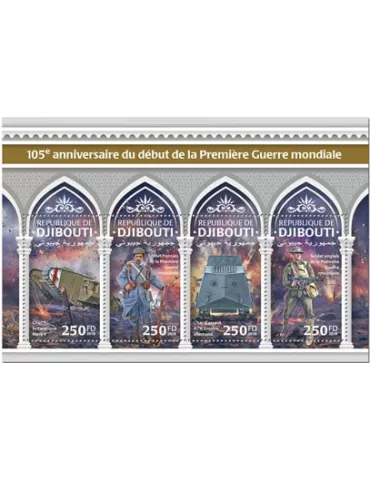 n° 2833/2836 - Timbre DJIBOUTI Poste