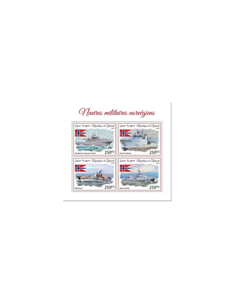 n° 2853/2856 - Timbre DJIBOUTI Poste