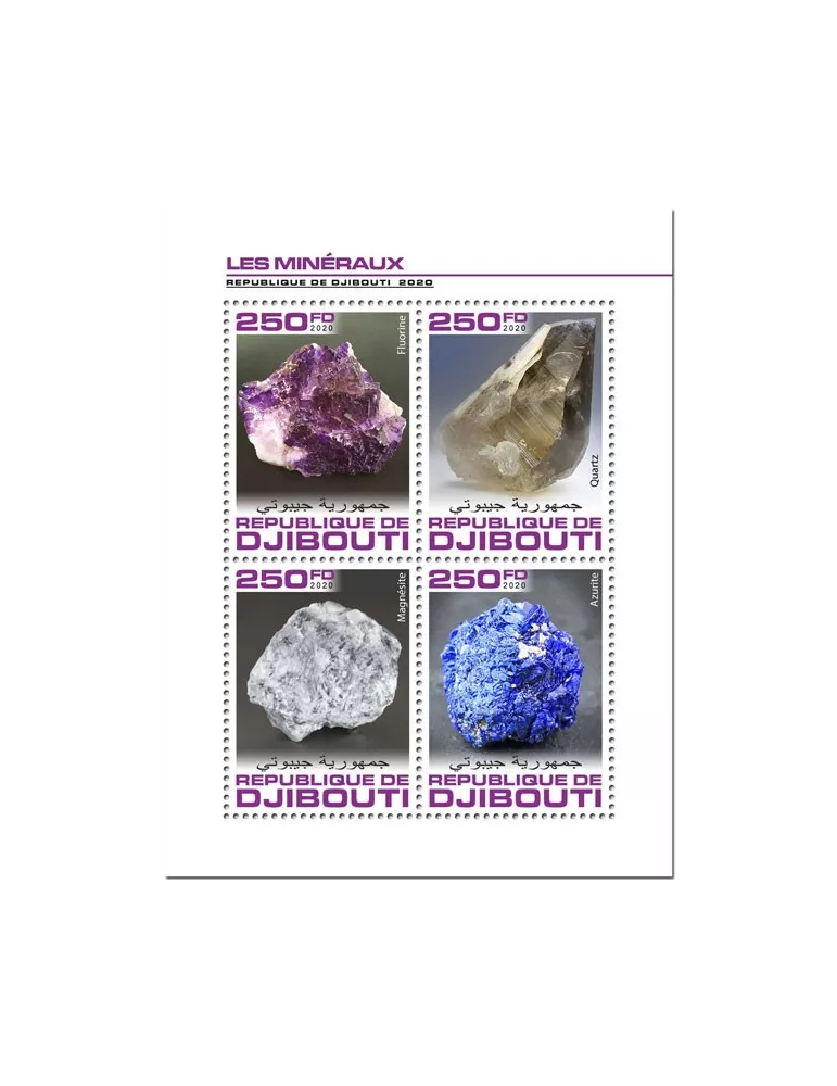 n° 2988/2991 - Timbre DJIBOUTI Poste