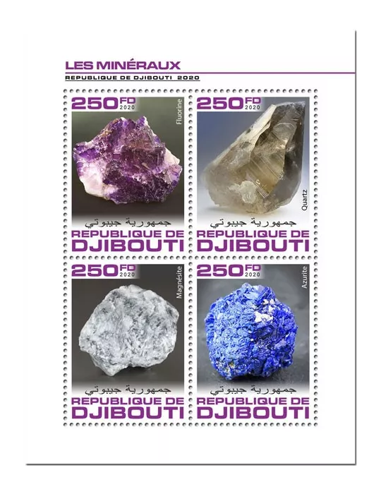 n° 2988/2991 - Timbre DJIBOUTI Poste