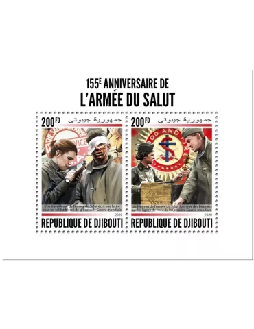 n° 3009/3010 - Timbre DJIBOUTI Poste