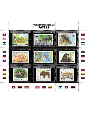 n° 3095/3103 - Timbre DJIBOUTI Poste