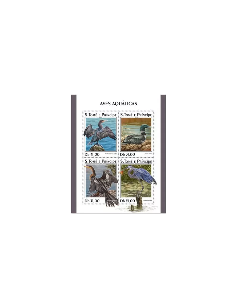 n° 6165/6168 - Timbre SAINT-THOMAS ET PRINCE Poste