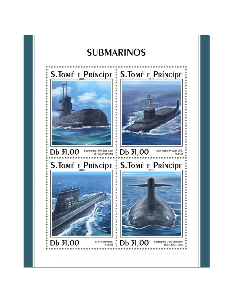 n° 6181/6184 - Timbre SAINT-THOMAS ET PRINCE Poste