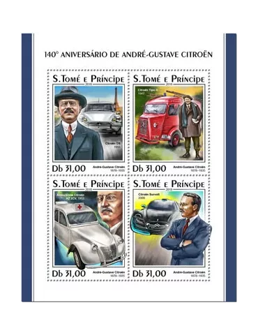 n° 6197/6200 - Timbre SAINT-THOMAS ET PRINCE Poste